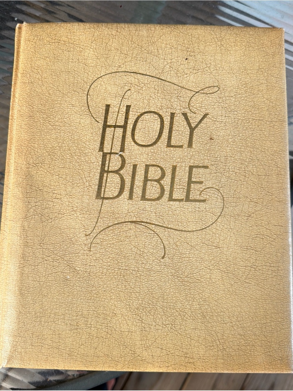 vintage 1966 Holy Bible Family Bible with large print, published by Southwestern